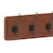 Flash Furniture Daly Wall Mounted 34in Brown Solid Pine Wood Storage Rack with 7 Hooks HGWA-SCR-7-BRN-GG - alternate 8